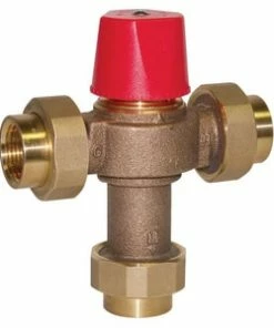 Coupon 🔥 Watts Series LF1170 1/2 in. Thermostat Tempering Valve ✨