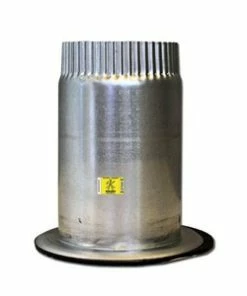 Brand new 👏 Elgen Manufacturing 4 x 6 in. Galvanized Steel Starting Collar in Round Duct 💯